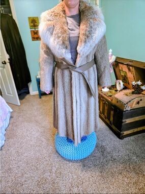 Real mink fur Trench Coat - Classic Women's Outerwear